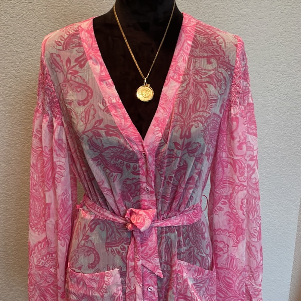 Guess, Ls Bre Maxi Duster D View 6